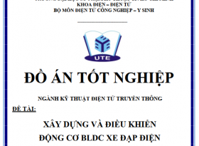 Đồ án điều khiển động cơ BLDC xe đạp điện